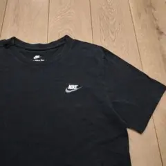 The Nike Tee ナイキ 胸ワンポイントロゴ刺繍 ブラック 黒 S
