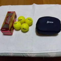 SRIXON ゴルフボール 4個 ポーチ付きのサムネイル