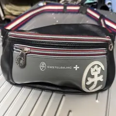 CASTELBAJAC ショルダーバッグ 黒/グレー