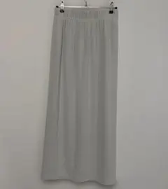 GU リブナロースリットロングスカート ナチュラルのサムネイル