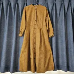 サニークラウズ 肉球柄ロングシャツワンピース