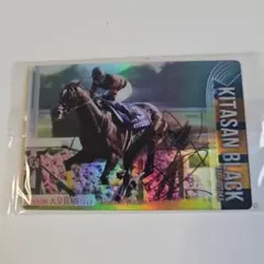 キタサンブラック サイン入りカード ウマ娘 キタサンブラック サイン入りホロイラストカード
