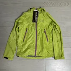 新品 サロモン S/LAB級 超軽量ジャケット M トレラン パッカブル 黄