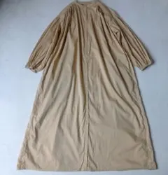 スタディオクリップ コットン100% ギャザーロングワンピース 羽織り F