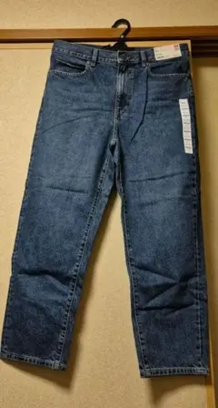 ✨️新品タグ付き✨️ユニクロ スラウチテーパードアンクルジーンズ 28/71cm