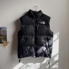 【美品】THE NORTH FACE ブラック ダウンベスト　ヌプシ