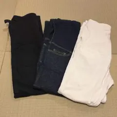 無印良品マタニティスキニーパンツ 3色セット Sサイズ