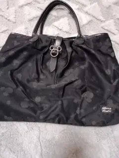 MICKEY MOUSE トートバッグ ブラックのサムネイル