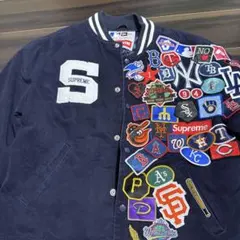 20ss Supreme New Era Varsity Jacket - メルカリ