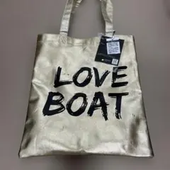 新品未使用タグ付きLOVE BOAT ゴールド トートバッグのサムネイル