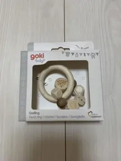 【新品・未使用】goki 木製ラトル　歯固め