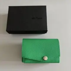 【used美品】abrAsus アブラサス 小さい財布 グリーンのサムネイル