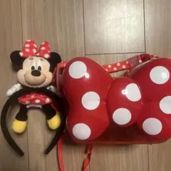ミニーマウス ヘッドバンド ぬいぐるみ セット