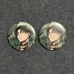 【進撃の巨人】仮面舞踏会ver リヴァイ 缶バッジ まとめ売り