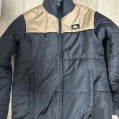 QUIKSILVER ダウンジャケット M 黒/金のサムネイル