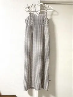 ギンガムチェック　ワンピース