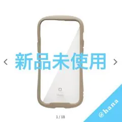 未使用❤️iFace スマホケース ベージュ クリア iPhone14Plus