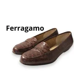 ⭐︎大人気⭐︎ フェラガモ　Ferragamo ローファーブラウン　23cm