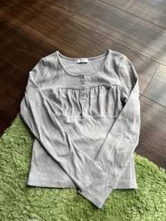 earth music & ecology グレー 長袖トップス