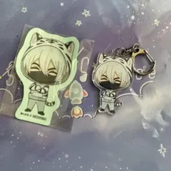 Dr.STONE 氷月　アクキー　ステッカー　ちびキャラ動物パーカー