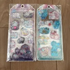 KAMIO JAPAN かわいいキャラクターシール 2シートセット