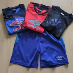 キッズサッカーウエア 4点セット　150〜160