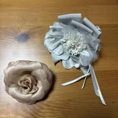 コサージュ2点セット
