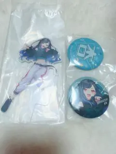 プロセカ 白石杏 ビビバス セガラッキーくじ 缶バッジ アクリルスタンド