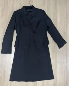 黒のスカートセットアップ　13号　レトロ