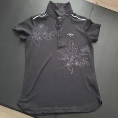Callaway 花柄刺繍 ポロシャツ