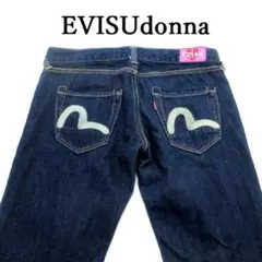 MY3277■EVISUdonna■エヴィス 日本製 デニム カモメ刺繍 W27のサムネイル