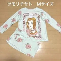 ツモリチサト スリープ パジャマ 猫柄 ピンク 半袖 夏用 ルームウェア