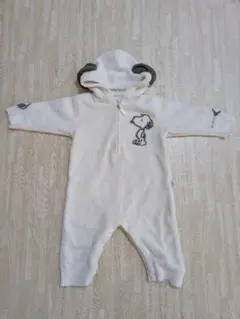 ジェラートピケ　スヌーピーロンパース　80〜90