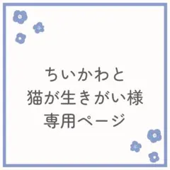 ＊ちいかわと猫が生きがい様専用＊