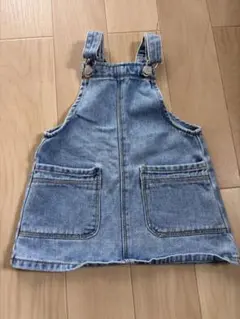 ZARA ベビー デニム ジャンバースカートのサムネイル