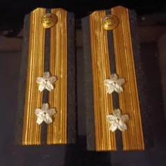 帝国海軍２種軍装肩章 2個セット 階級　中佐　中田商店製