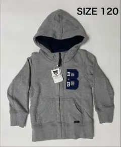 【新品タグ付き】ミキハウス ダブルB スウェットパーカー 120cm