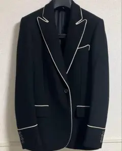Dior Homme パイピングブレザージャケット エディ期/42/黒