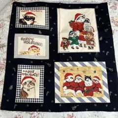 マンハッタナーズ　（クリスマスパネル生地）　黒B