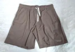 メンズ ハーフパンツ 2XL ブラウン ウエストゴム ストレッチ 新品 スポーツ