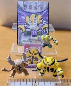 ポケモン レジギガス・エレキブル・カイロスフィギィア(カード・シール付き)