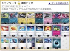 【シティリーグ優勝】Nのゾロアークexデッキ　ポケカ　環境　構築済み
