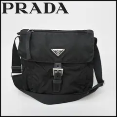 ■ a2432 PRADA ナイロン　三角ロゴ 三角プレート ショルダーバッグのサムネイル