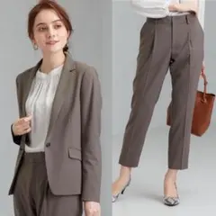 カチリラ テーラード ジャケット テーパードパンツ セットアップ