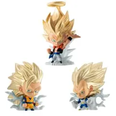 【孫悟空&ベジータ&ゴジータ】ドラゴンボール超 超戦士フィギュア 9　3種セット