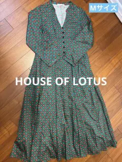 □ 49387 【ハウスオブロータス】 ドットプリントノースリーブ