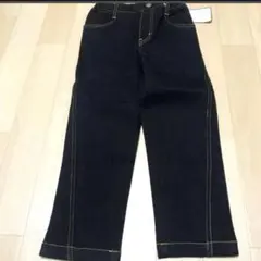 新品 未使用品 110サイズ パンツ ズボン 長ズボン ストレッチ　デニム　か