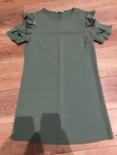 【ZARA】 ワンピース フリル 2way