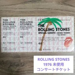 ROLLING STONES 1976未使用コンサートチケット フランス ニース