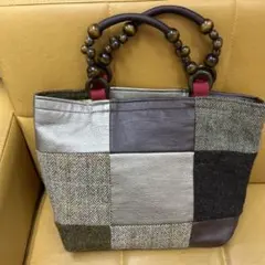 ABITOKYO】チェック柄ツイード2WAY手提げショルダータッセル付き | Mercari